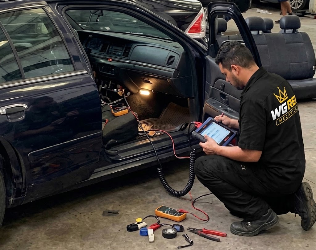 Serviço de parte elétrica automotiva